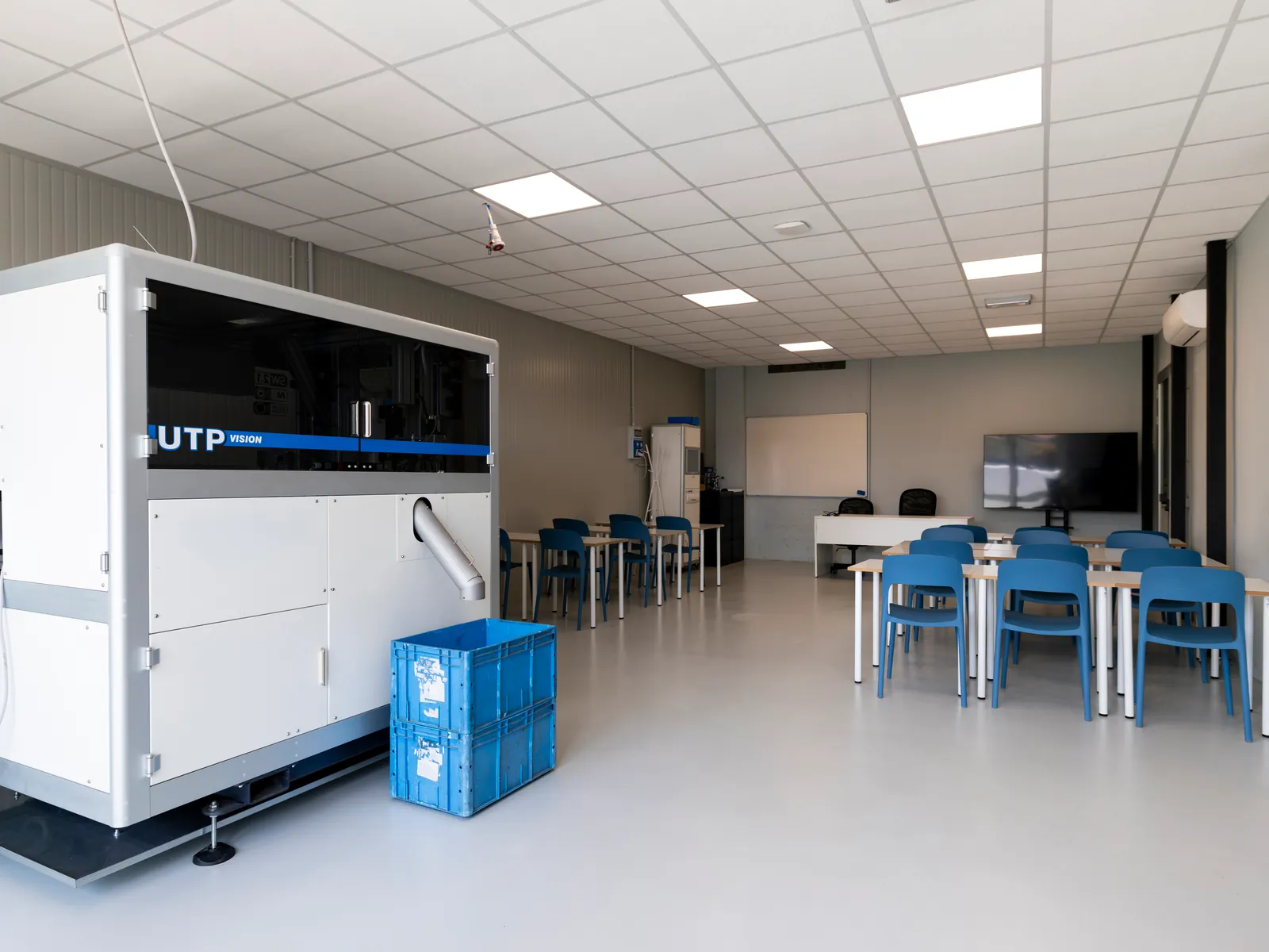 Training Point classroom with laboratory equipment